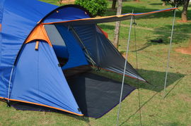 正品骆驼3-4人多人自动帐篷 户外露营的便捷防暴雨之选